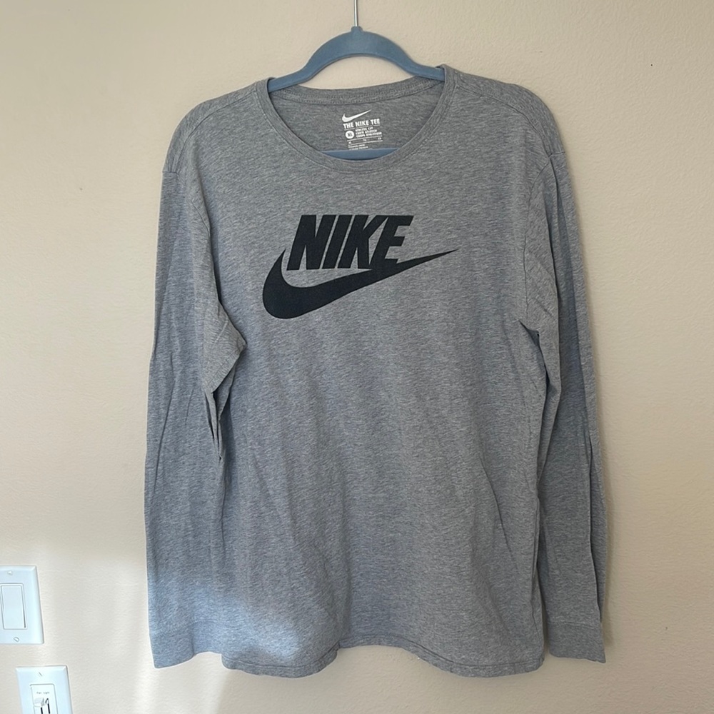 Gray Nike Long Sleeve Kids